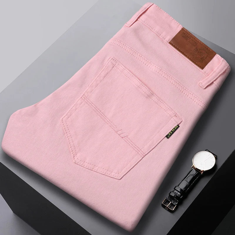Men's Comfort Fit Denim Jeans - Classic Five-Color Collection
