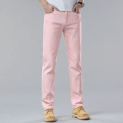 Men's Comfort Fit Denim Jeans - Classic Five-Color Collection