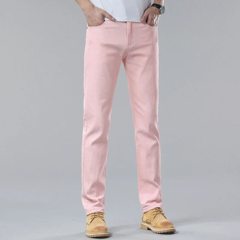 Men's Comfort Fit Denim Jeans - Classic Five-Color Collection