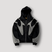 Men's Urban Hoodie - Casual Streetwear - Black