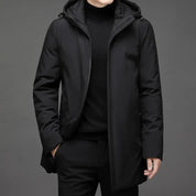 Men's Winter Jacket - Waterproof & Warm - Black