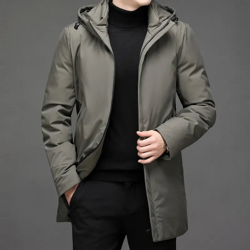 Men's Winter Jacket - Waterproof & Warm - Green